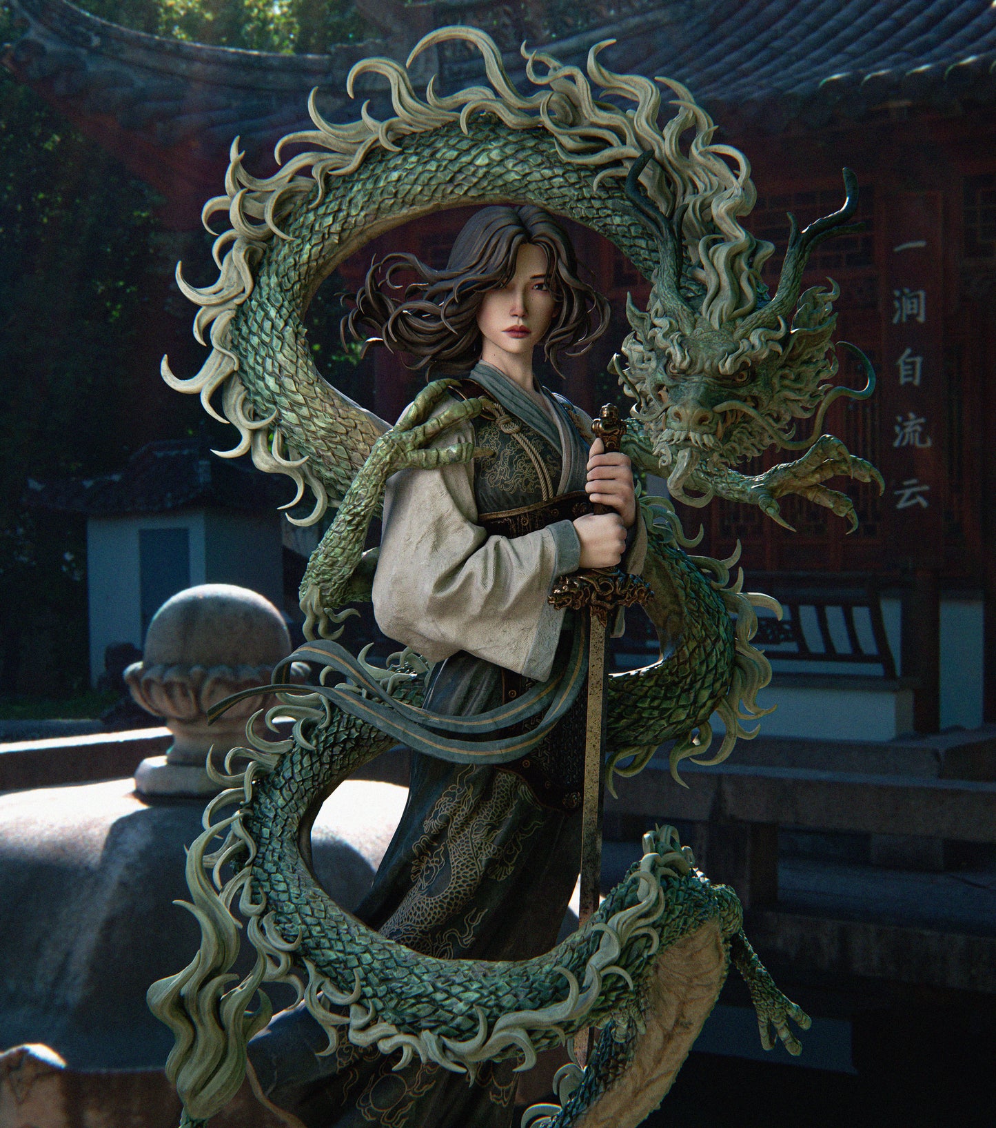 Chinese Warrior Figure