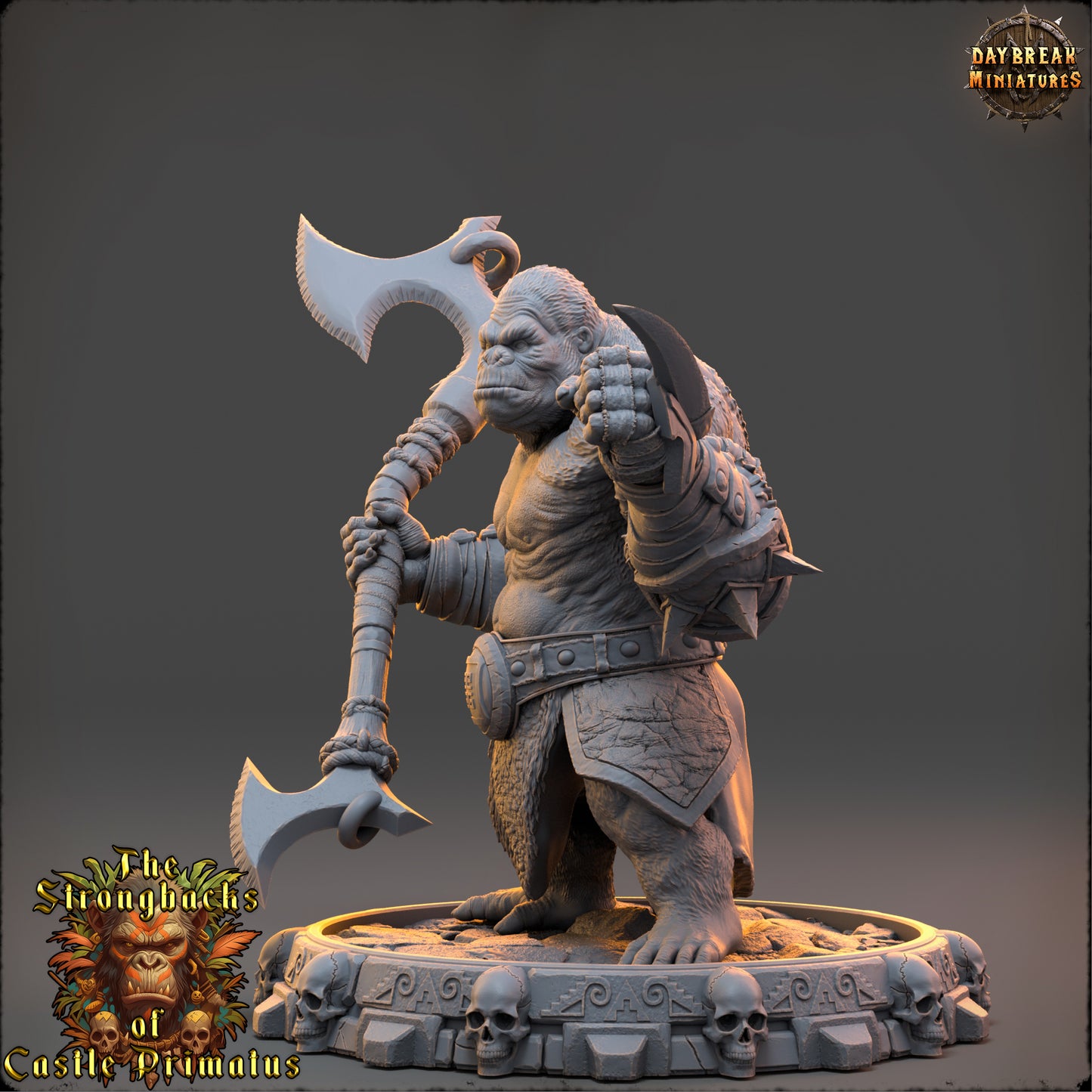 Ape Fighter Miniature | Balor Emryn