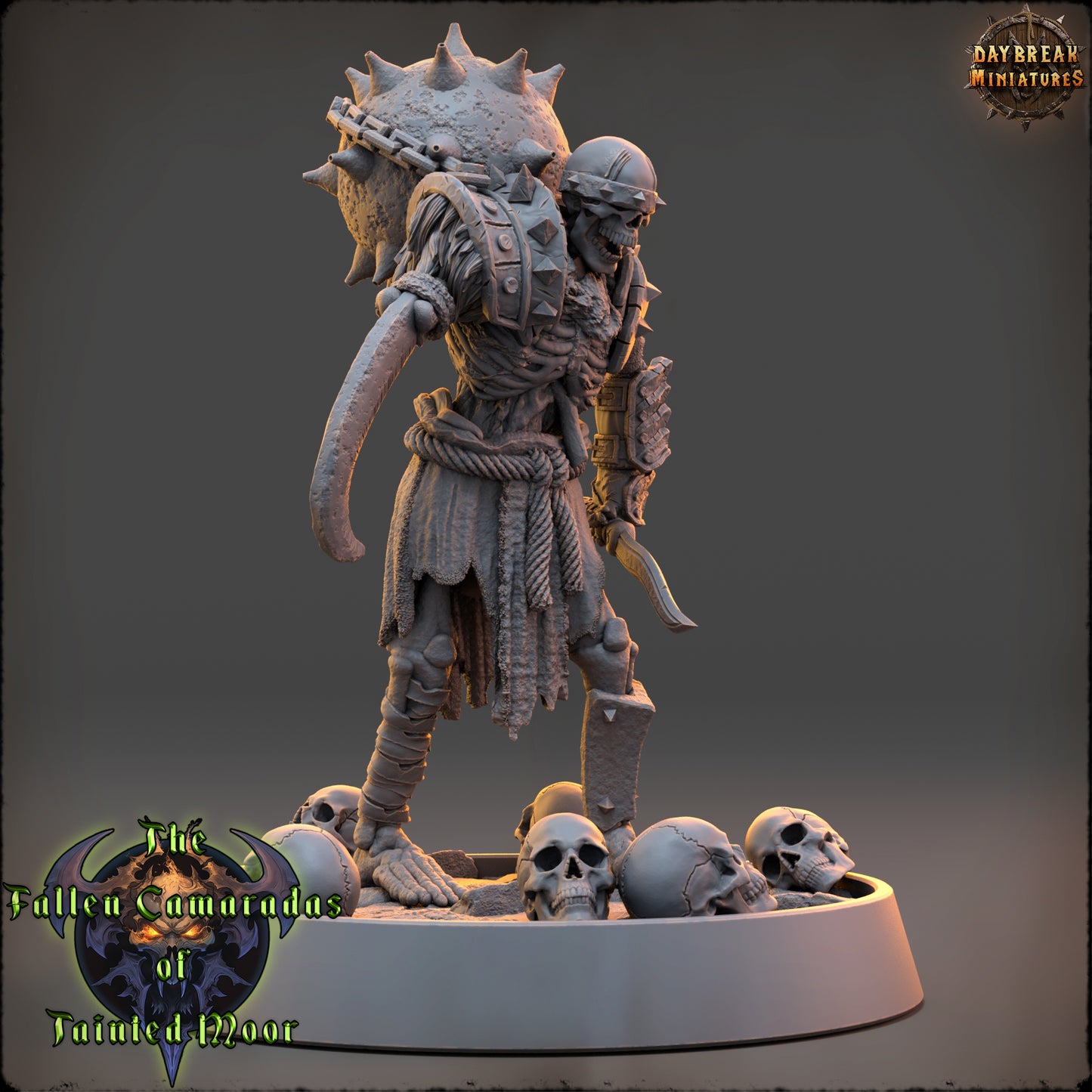Undead Rogue Miniature | Blightpowder Engineer of the Tainted Moor