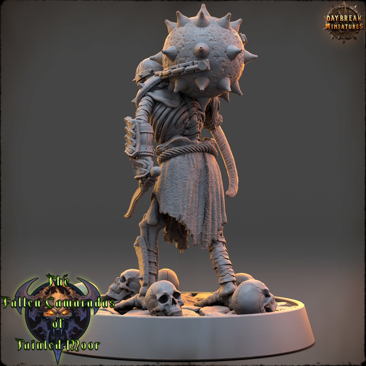 Undead Rogue Miniature | Blightpowder Engineer of the Tainted Moor