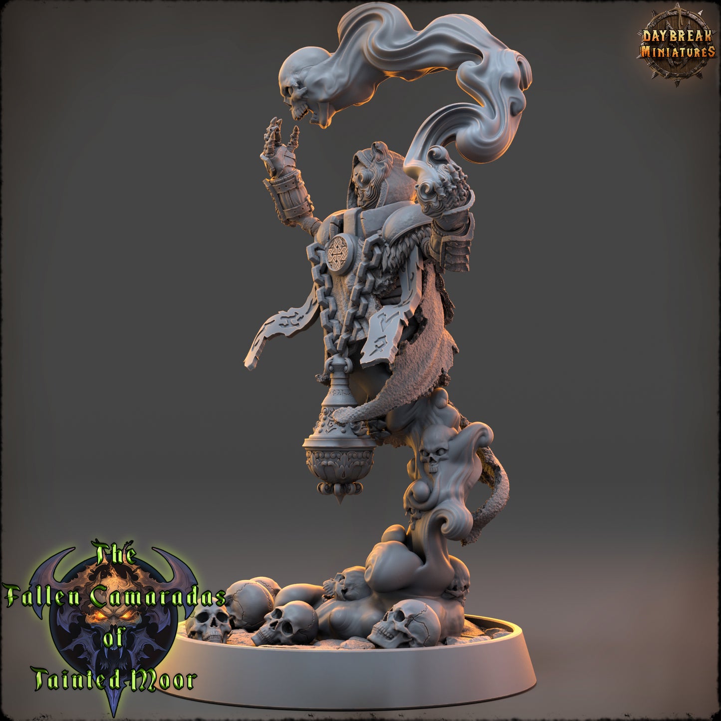Undead Warlock Miniature | Darkcaster Malvenom
