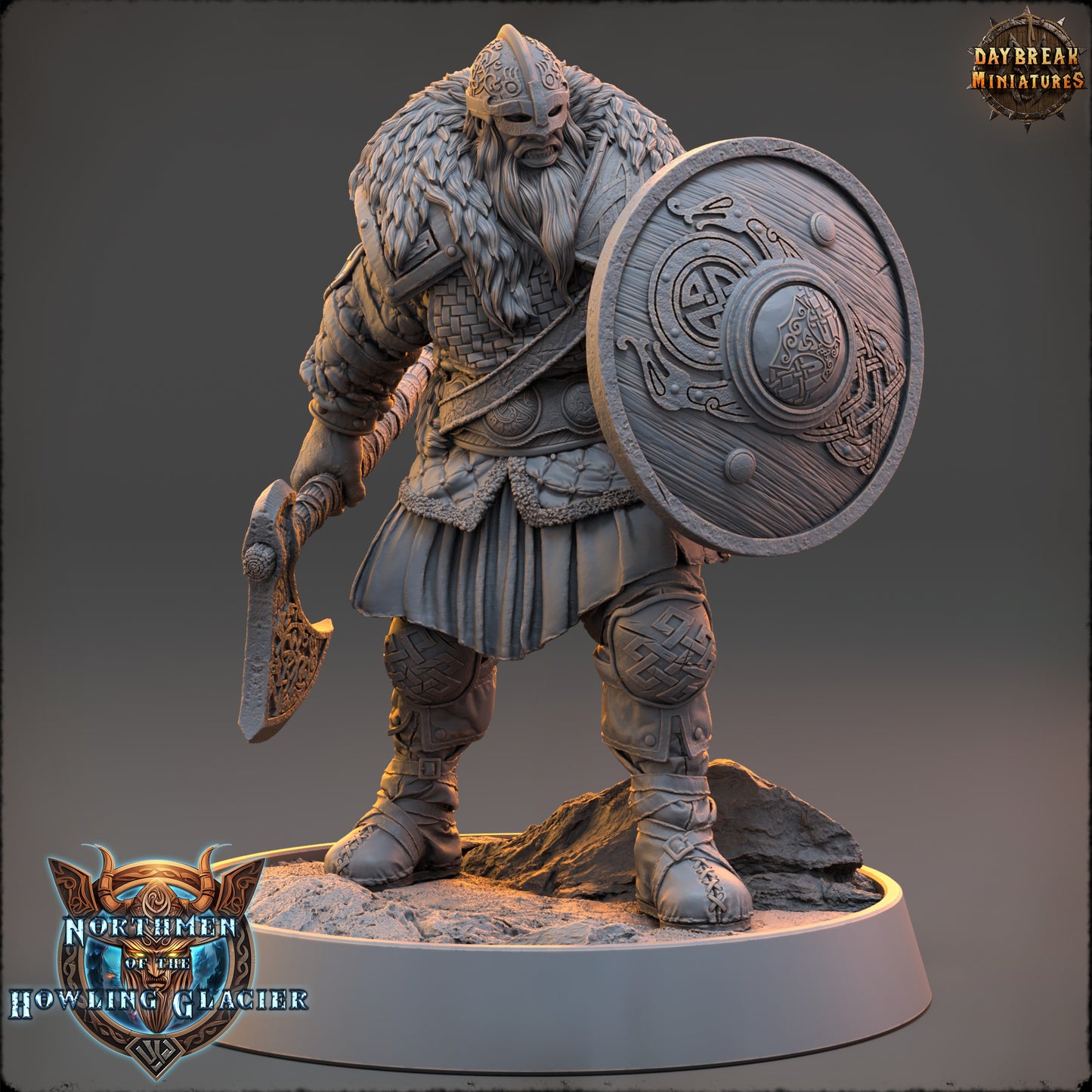 Viking Fighter Miniature | Einar Bloodaxe