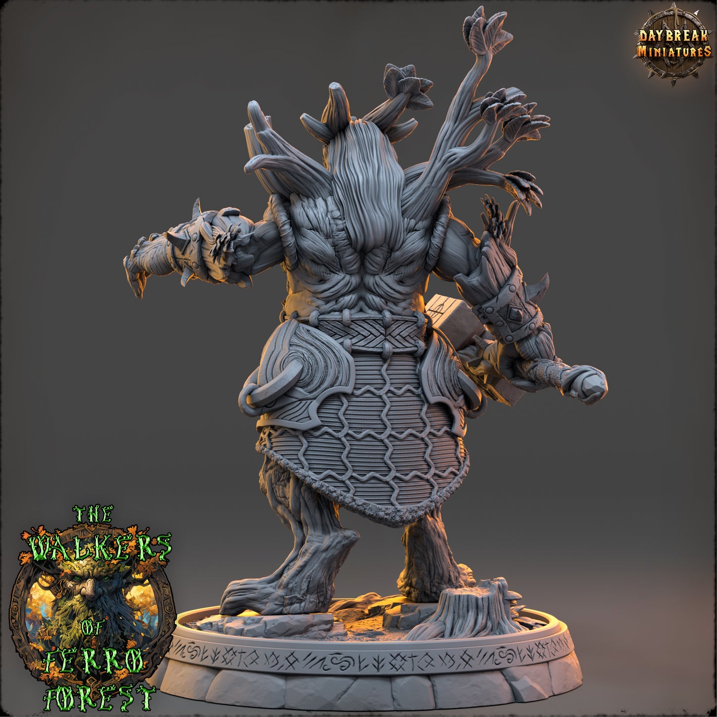 Forest Walker Paladin Miniature | Eryndor Gloamreach