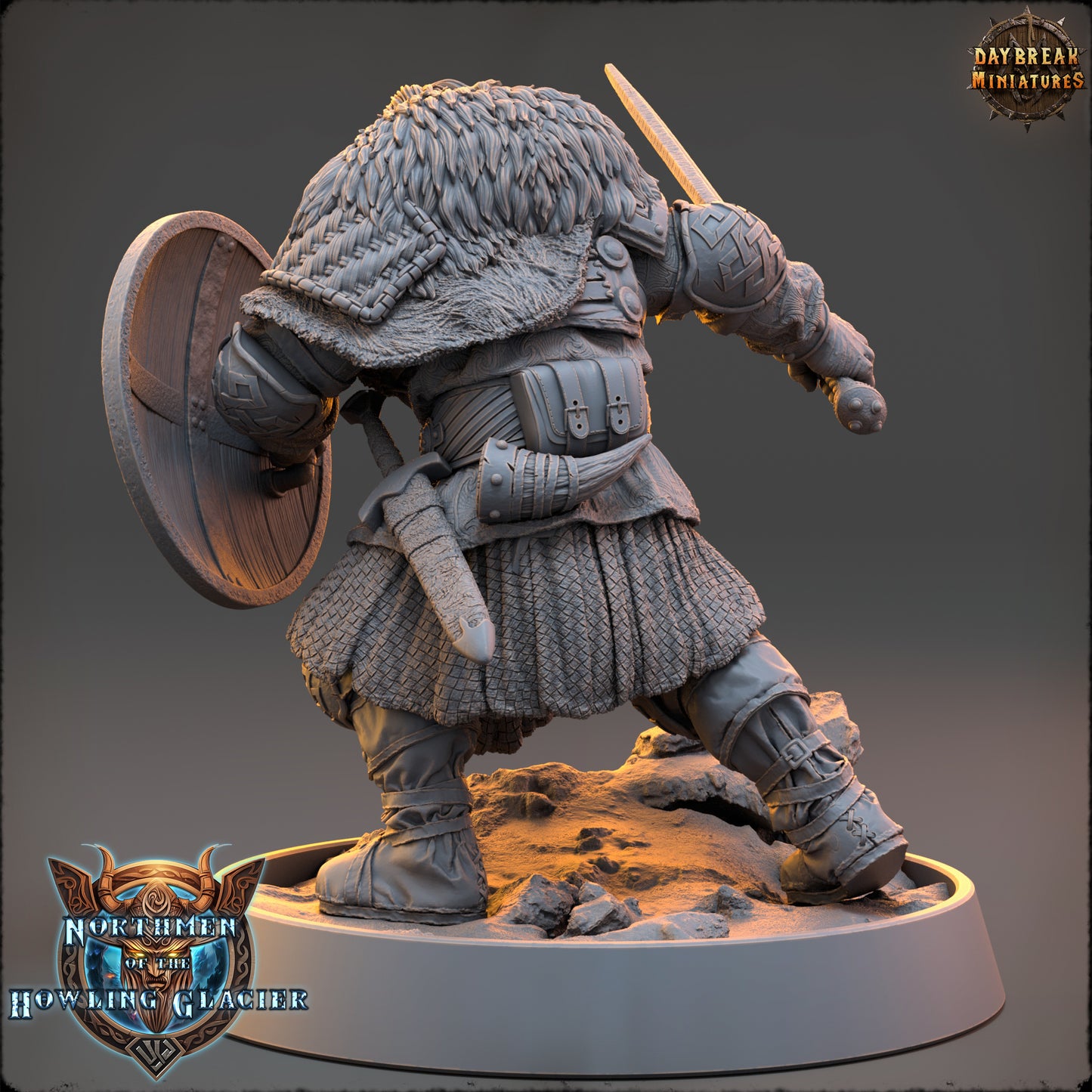 Viking Warrior Miniature | Garleif Ravenwing