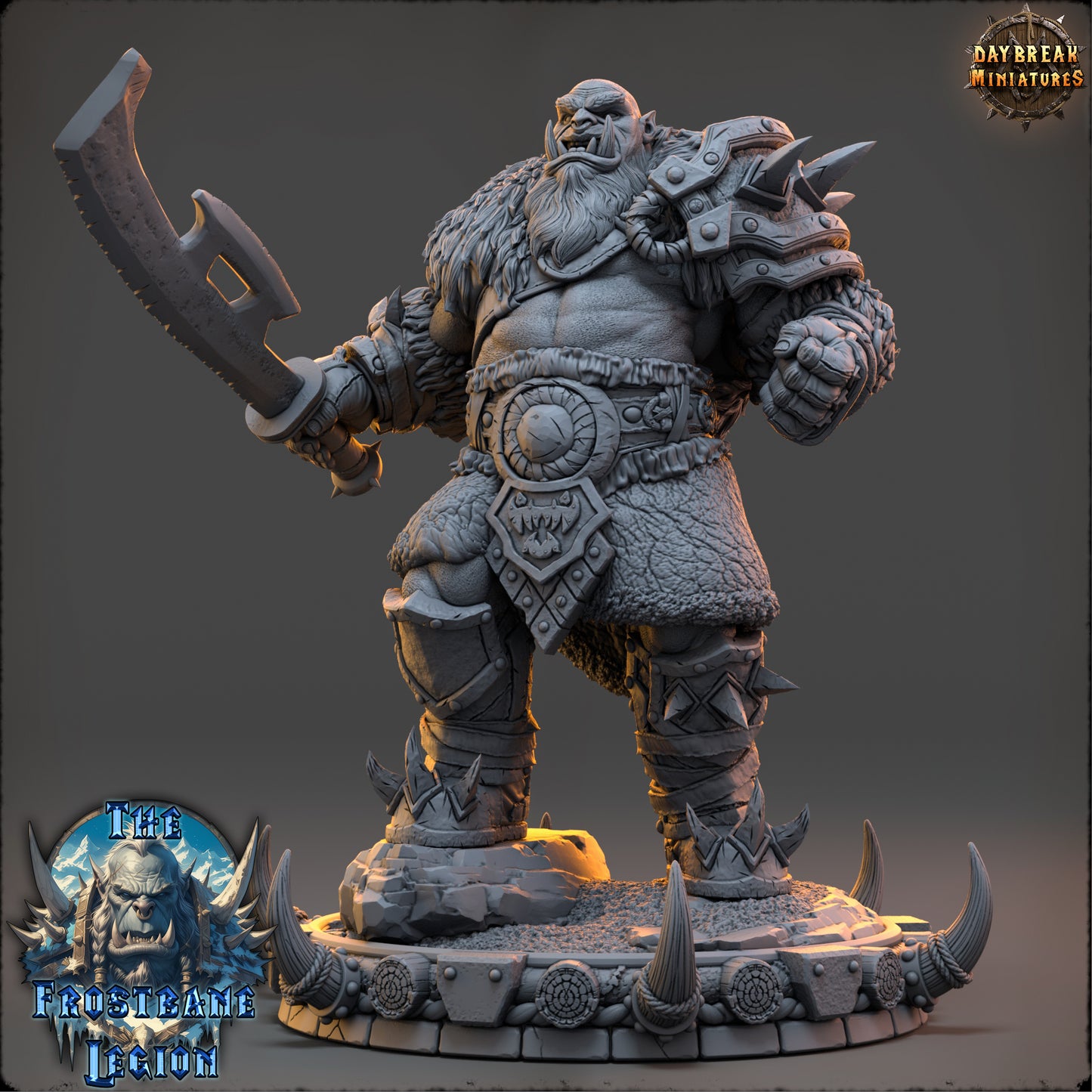 Orc Fighter Miniature | Guldrek the Ravager