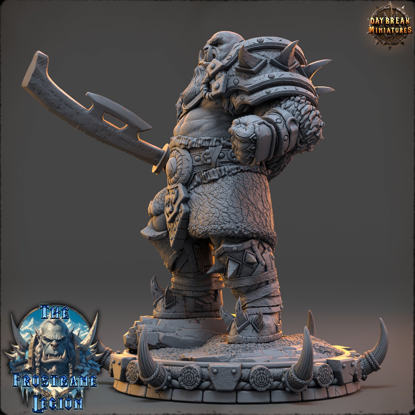 Orc Fighter Miniature | Guldrek the Ravager