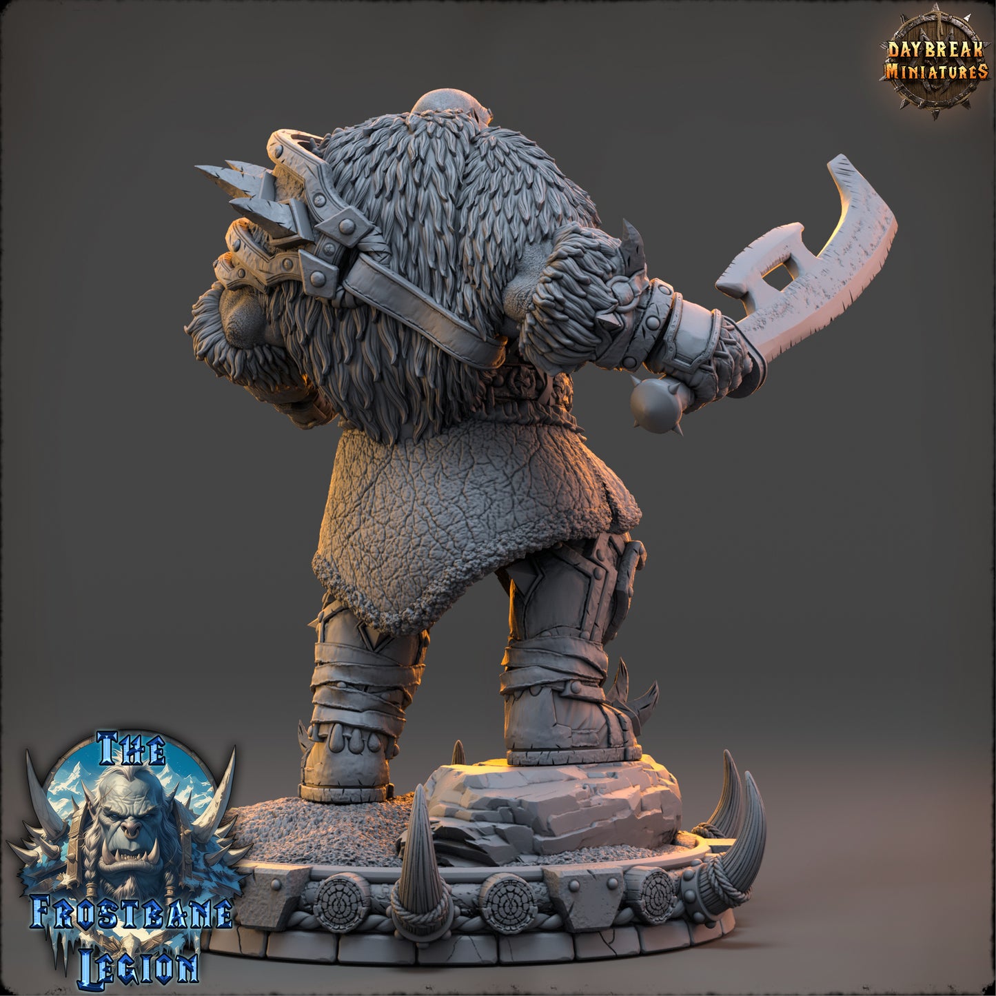Orc Fighter Miniature | Guldrek the Ravager