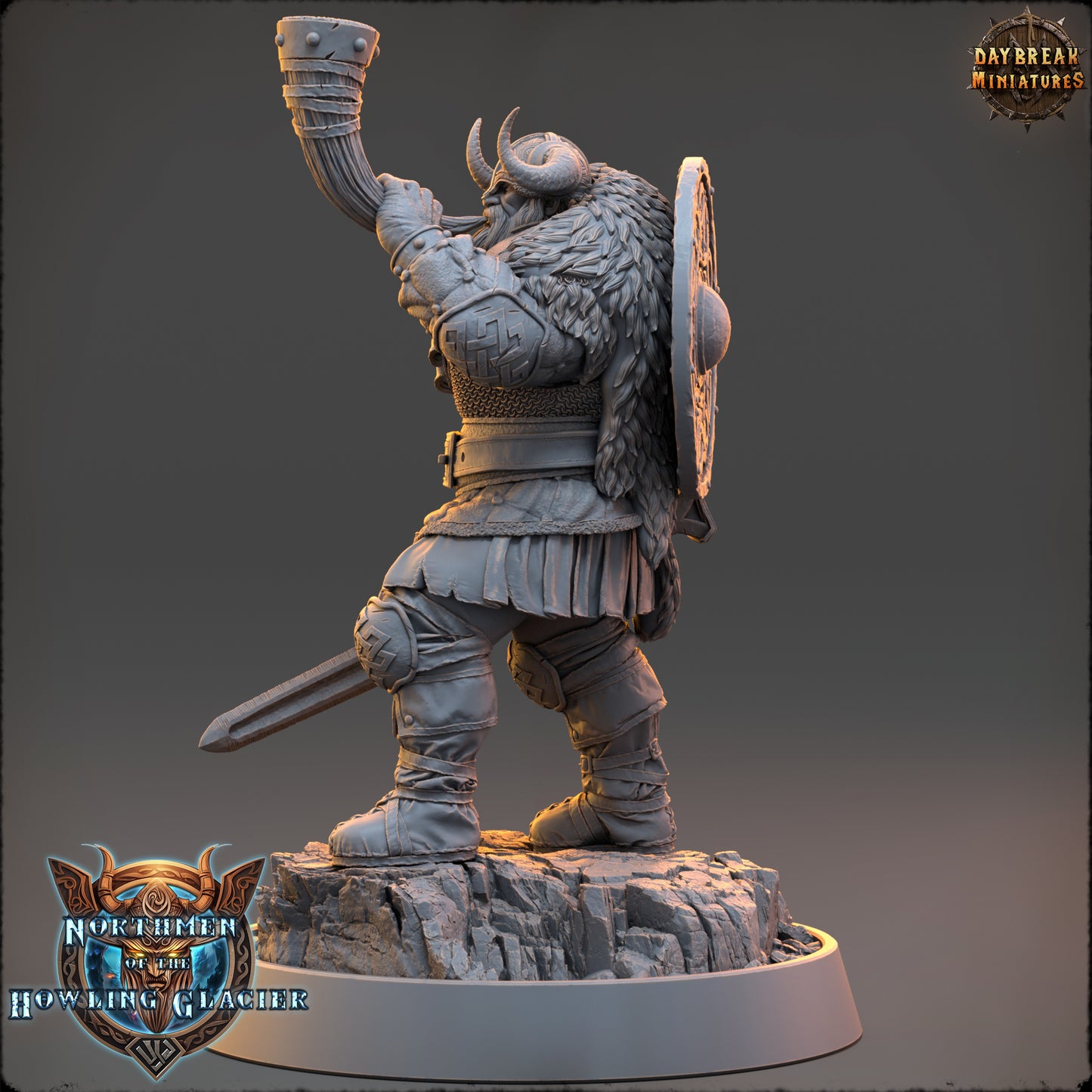 Viking Fighter Miniature | Harald Hornblower