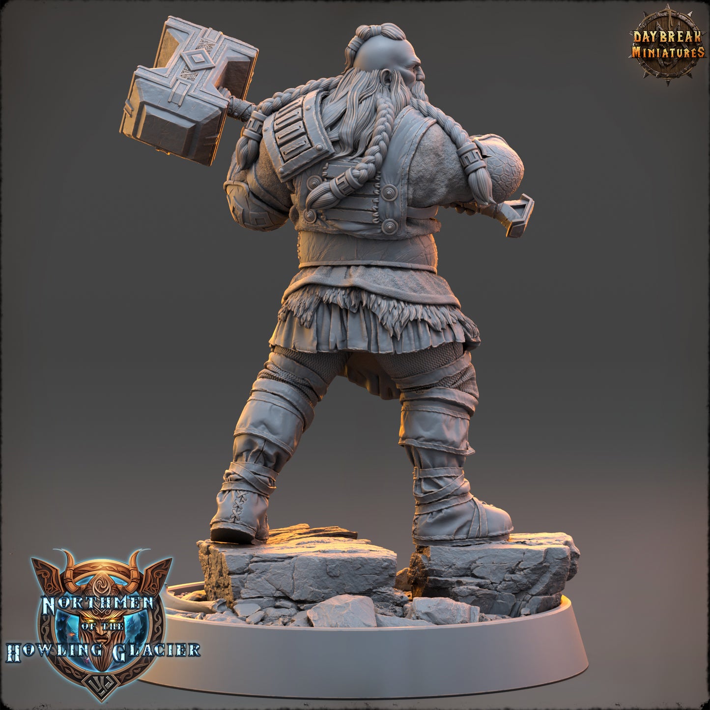 Viking Barbarian Miniature | Holgrim Broadneck