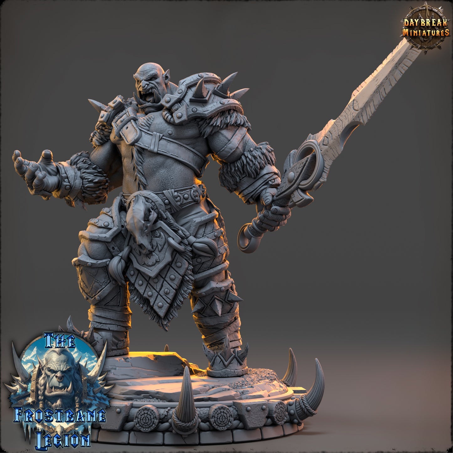 Orc Knight Miniature | Hrothvar the Silent