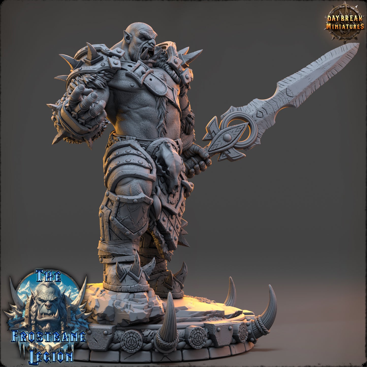 Orc Knight Miniature | Hrothvar the Silent