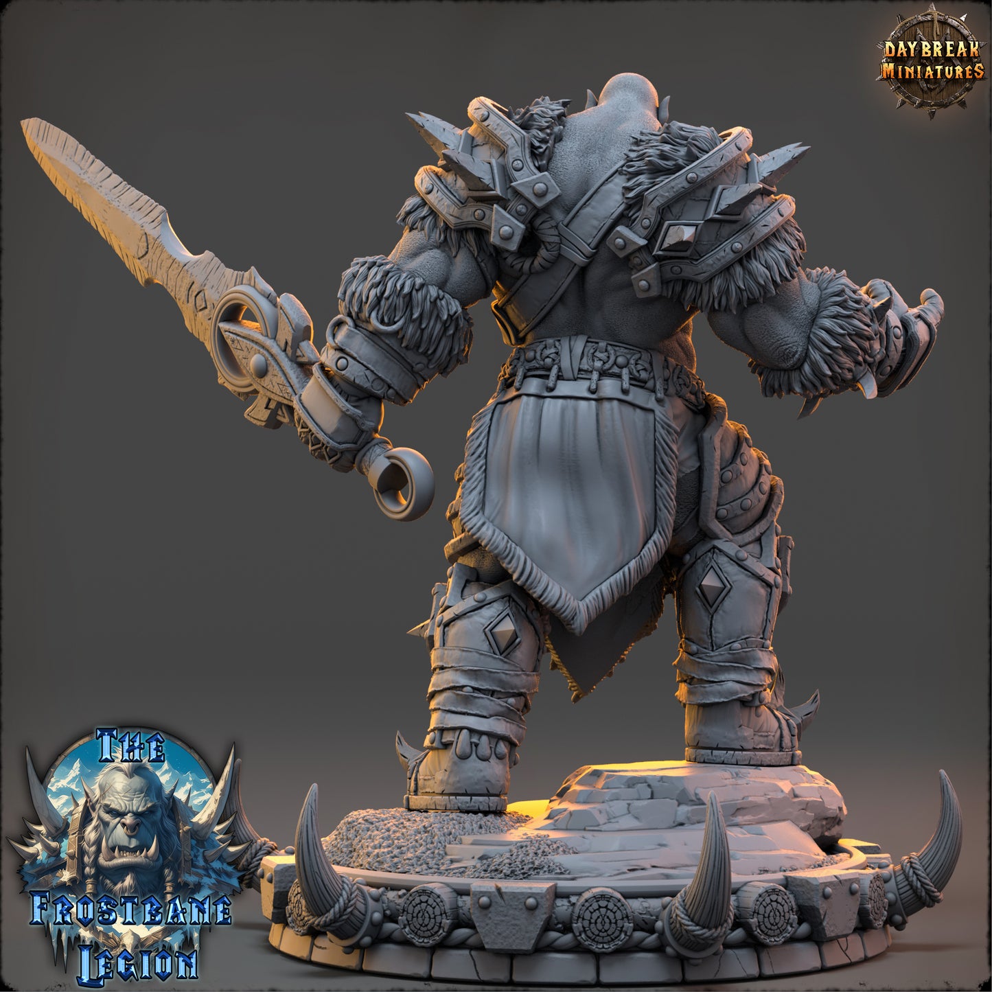 Orc Knight Miniature | Hrothvar the Silent