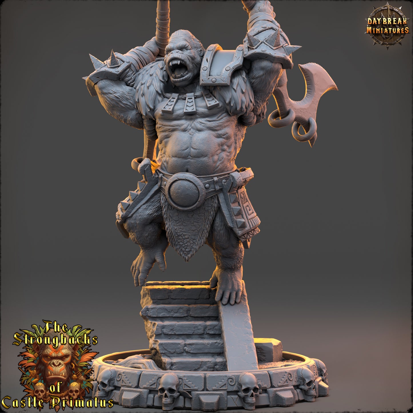 Ape Warrior Miniature | Kael Ithron