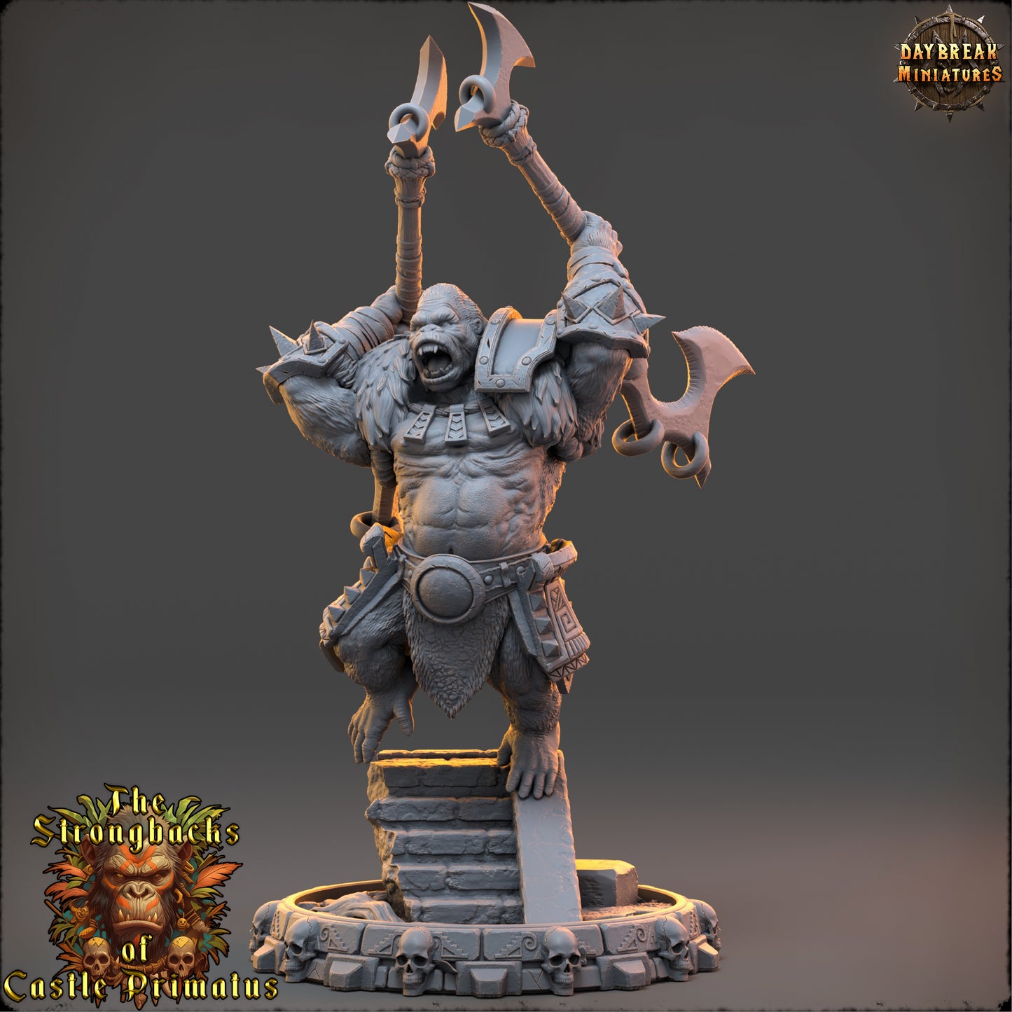 Ape Warrior Miniature | Kael Ithron