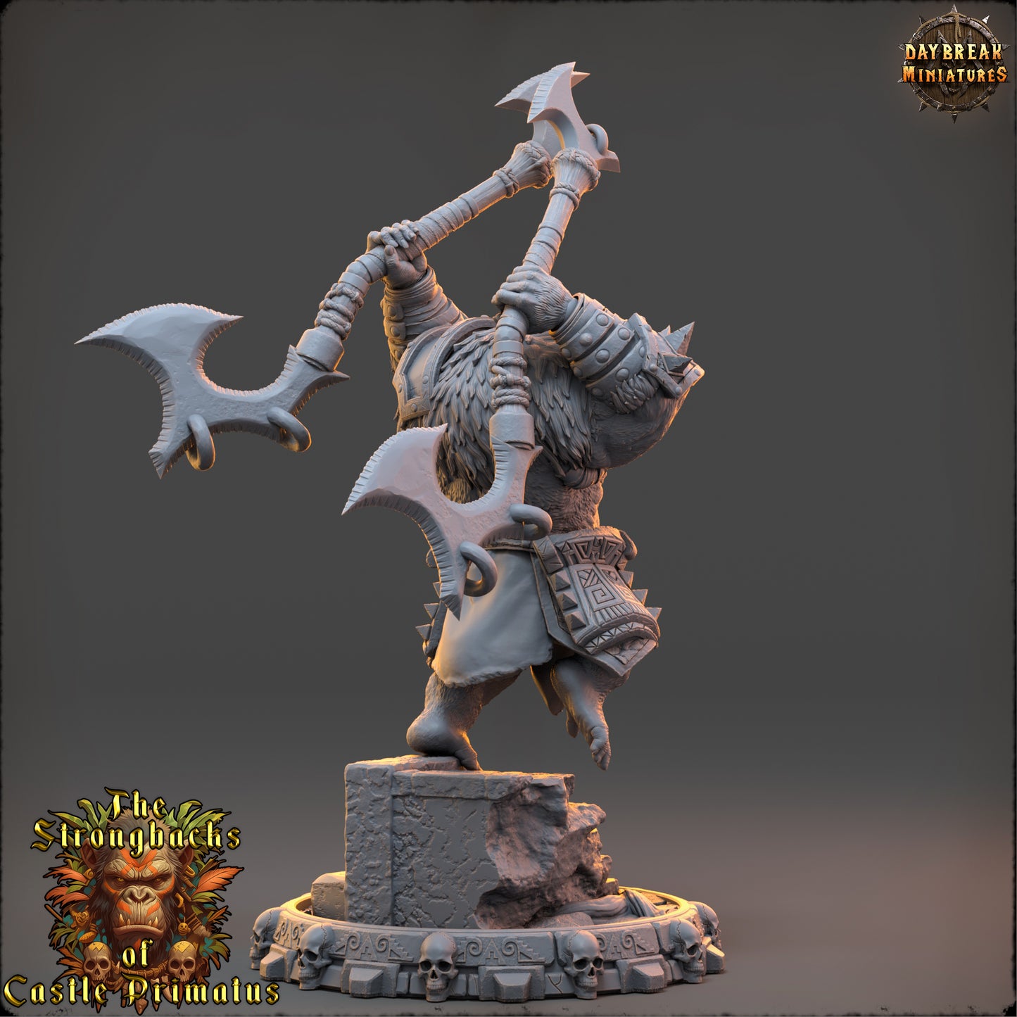 Ape Warrior Miniature | Kael Ithron