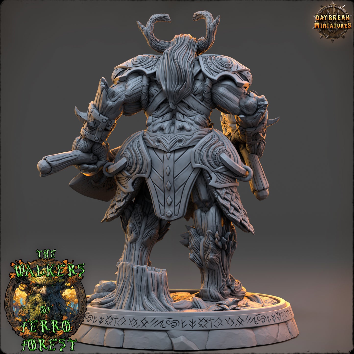 Forest Walker Barbarian Miniature | Kelmaris Veydren