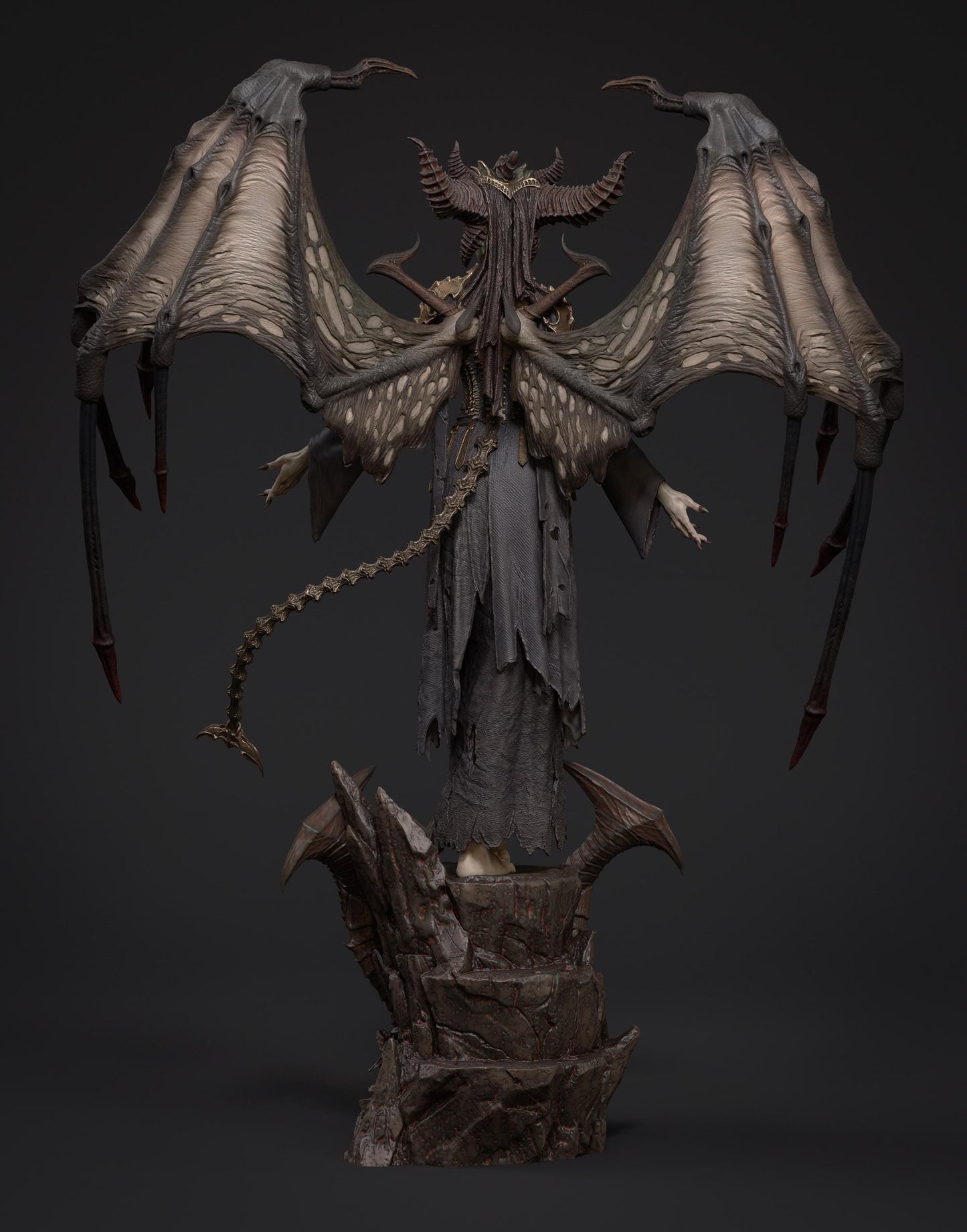 Lilith Statue 3D Printed | Gift For Gamer | Resin Figure | Hand Painted __etsy:7620993523