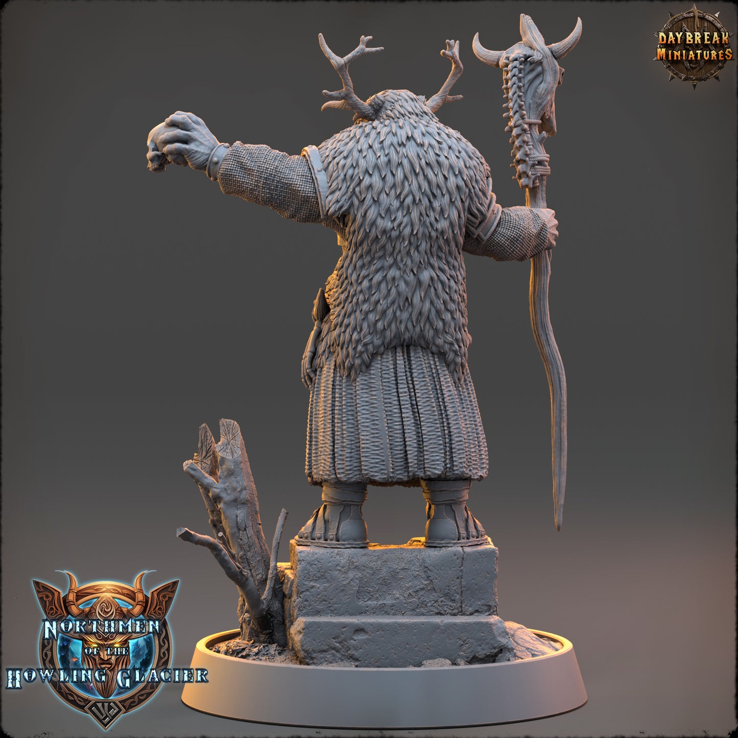 Viking Sorcerer Miniature | Lokur of the Dead