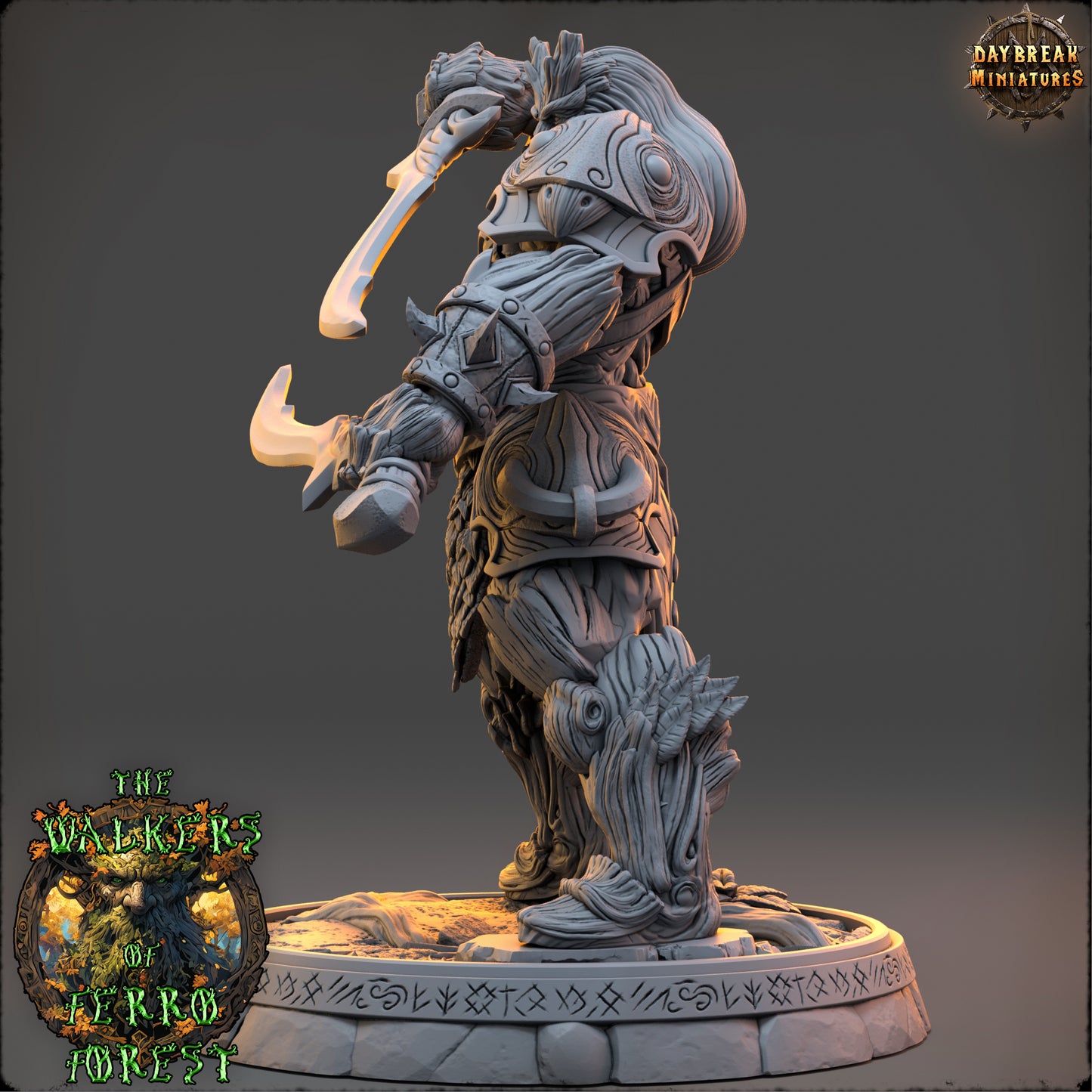 Forest Walker Warrior Miniature | Malrik Wraithmere