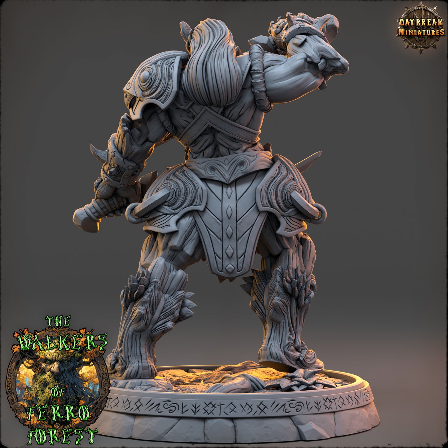Forest Walker Warrior Miniature | Malrik Wraithmere