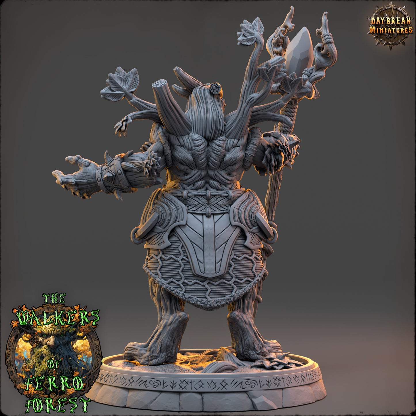 Forest Walker Mage Miniature | Master Solrath Nyxwither