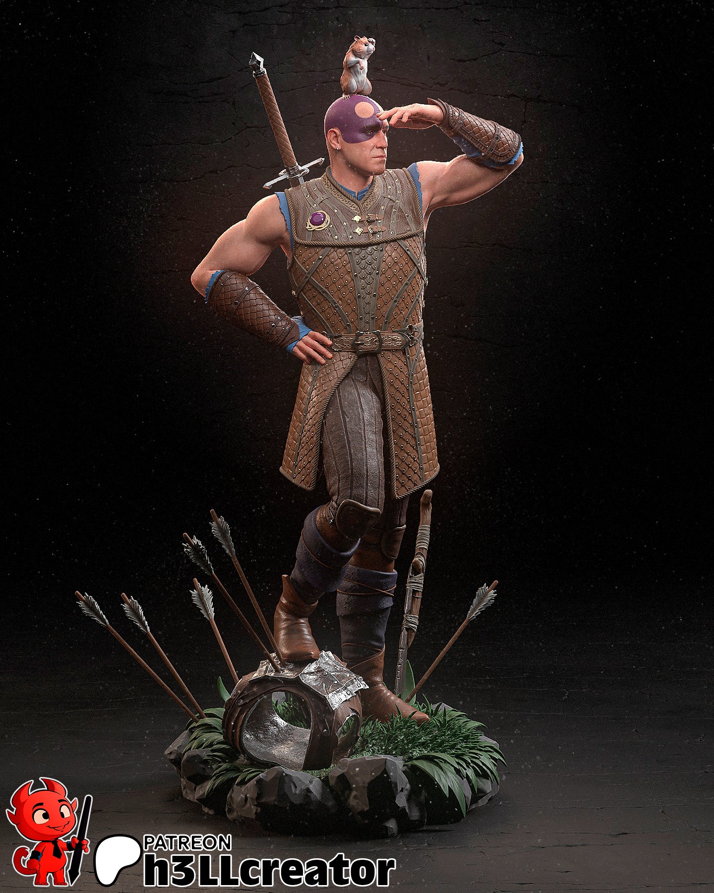 Minsc And Boo Figure