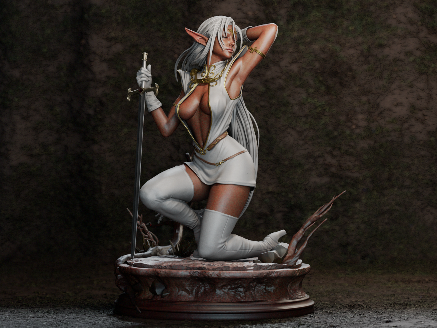 Elf Warrior Figure