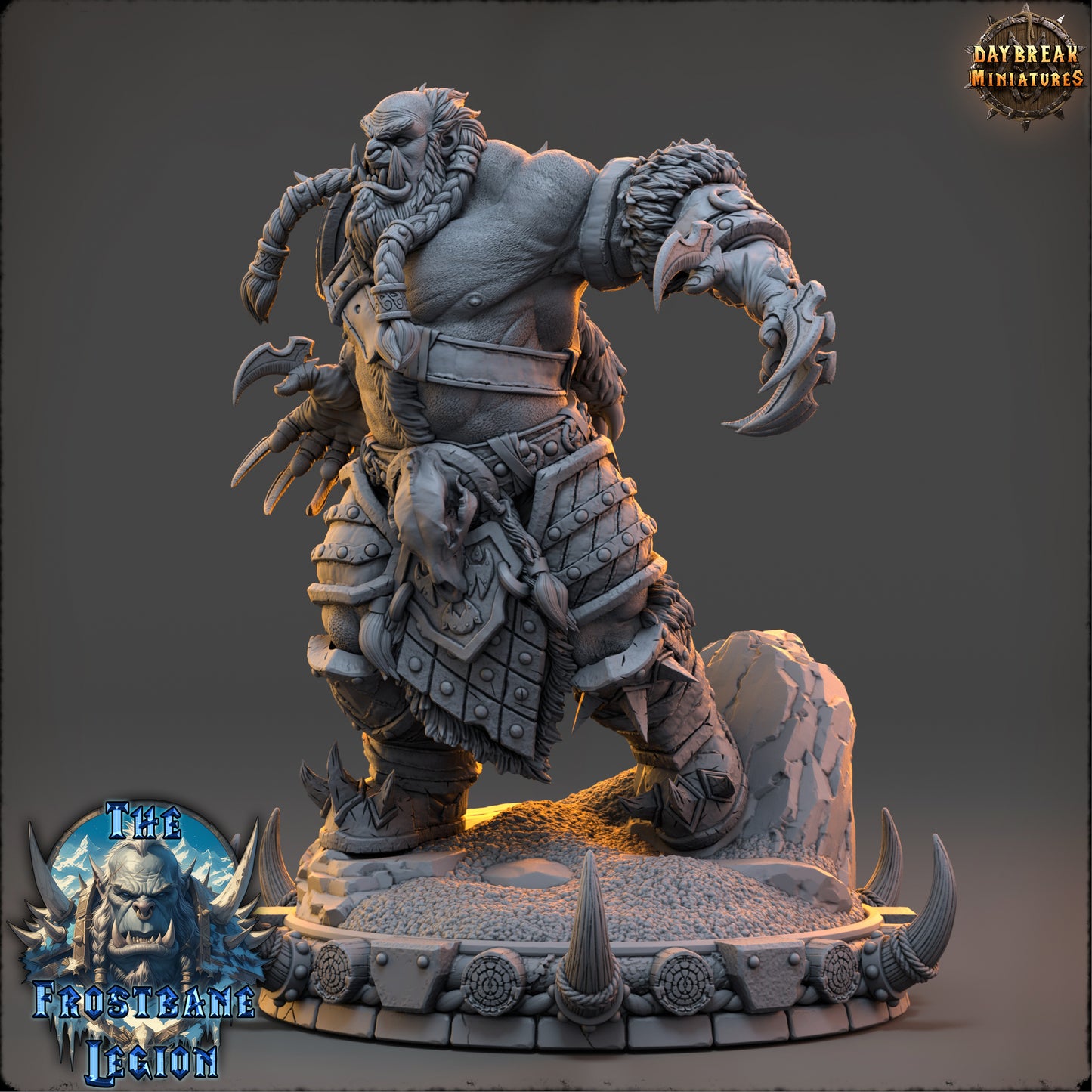 Orc Rogue Miniature | Skalgrim the Unyielding
