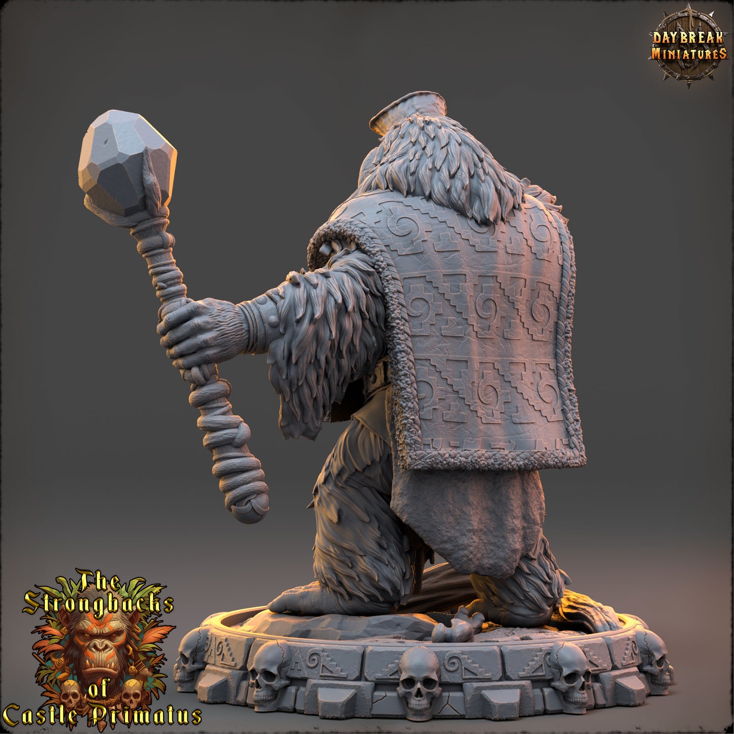 Ape Mage Miniature | Urak Vaelor