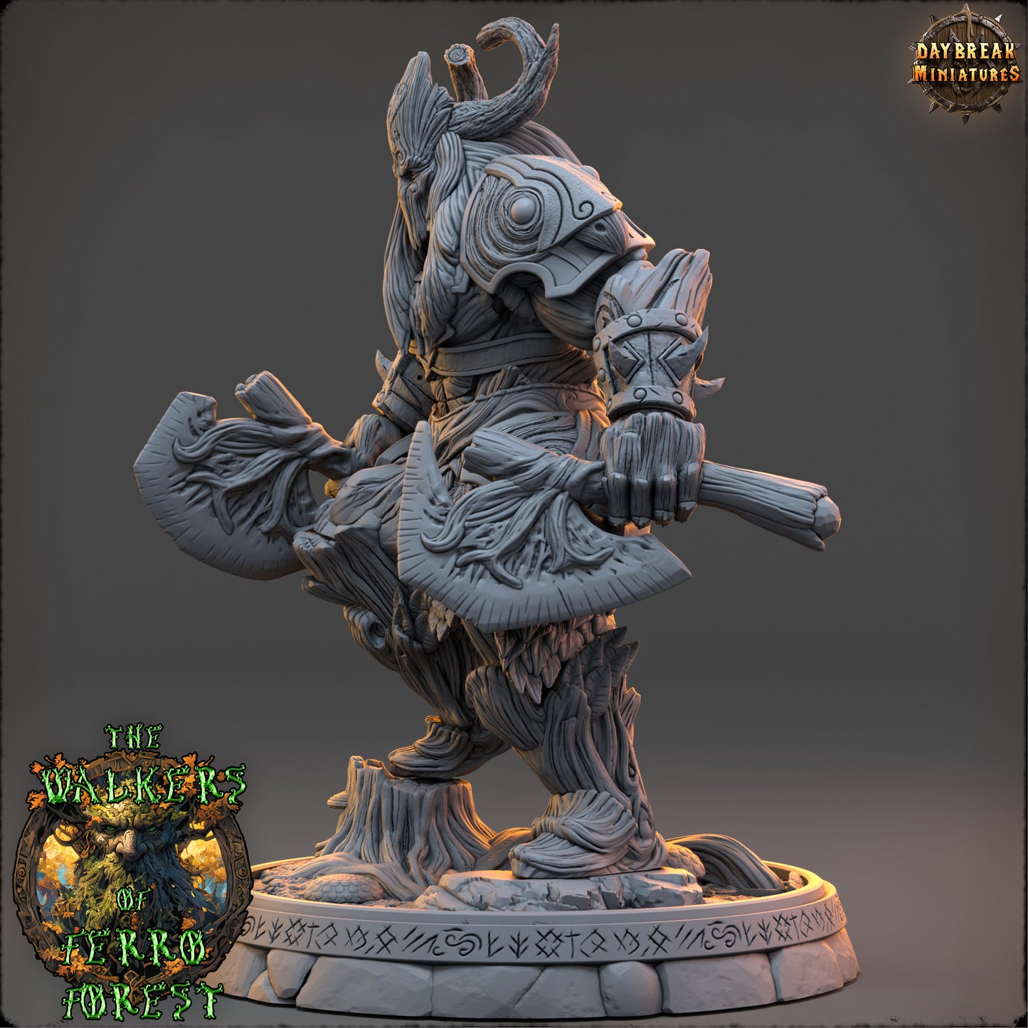 Forest Walker Barbarian Miniature | Vaelith Duskborne