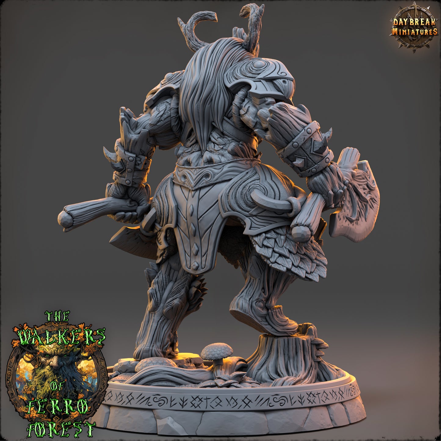 Forest Walker Barbarian Miniature | Vaelith Duskborne