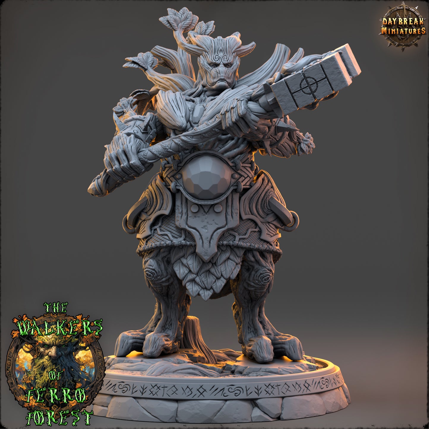 Forest Walker Paladin Miniature | Vaelric Gloamreach