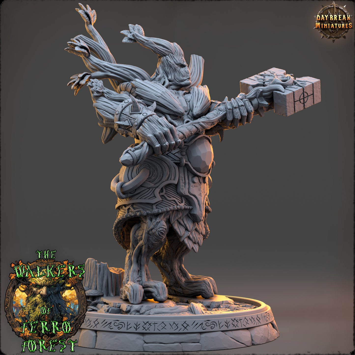 Forest Walker Paladin Miniature | Vaelric Gloamreach