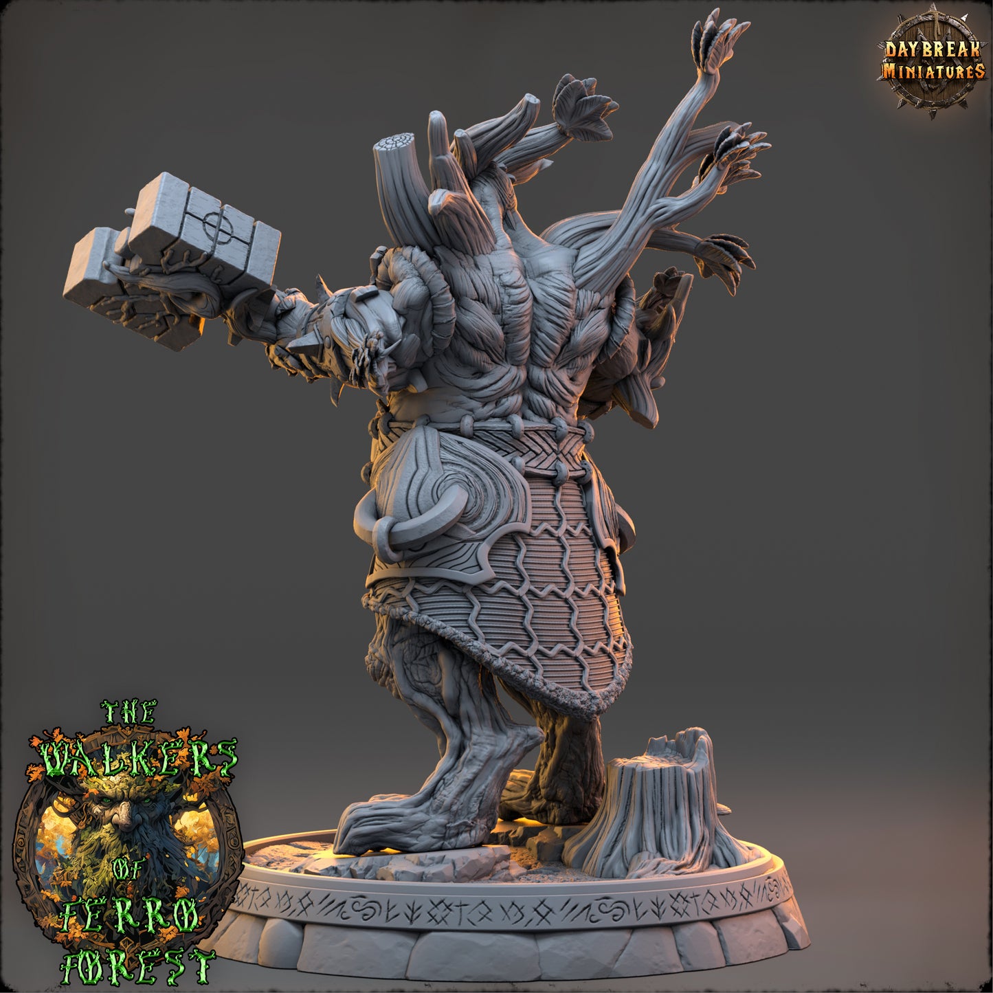Forest Walker Paladin Miniature | Vaelric Gloamreach