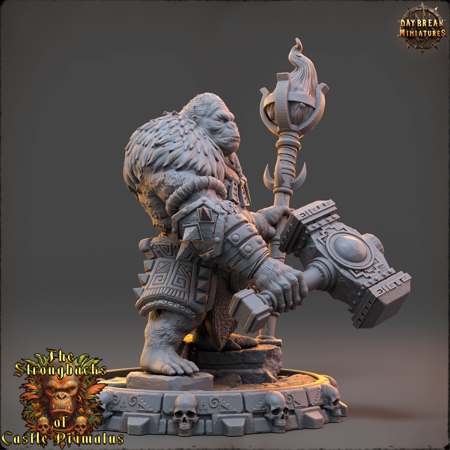 Ape Paladin Miniature | Varn Shadak