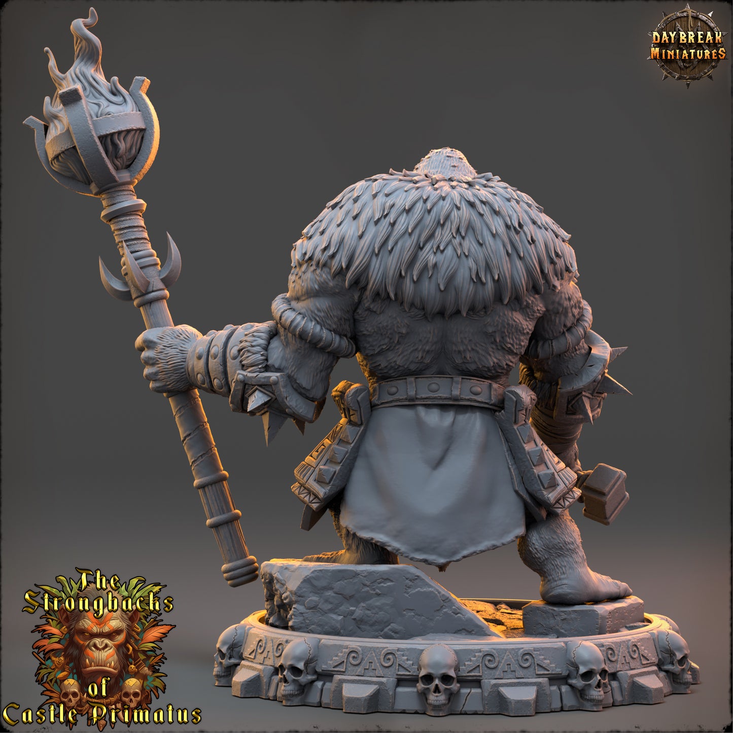 Ape Paladin Miniature | Varn Shadak