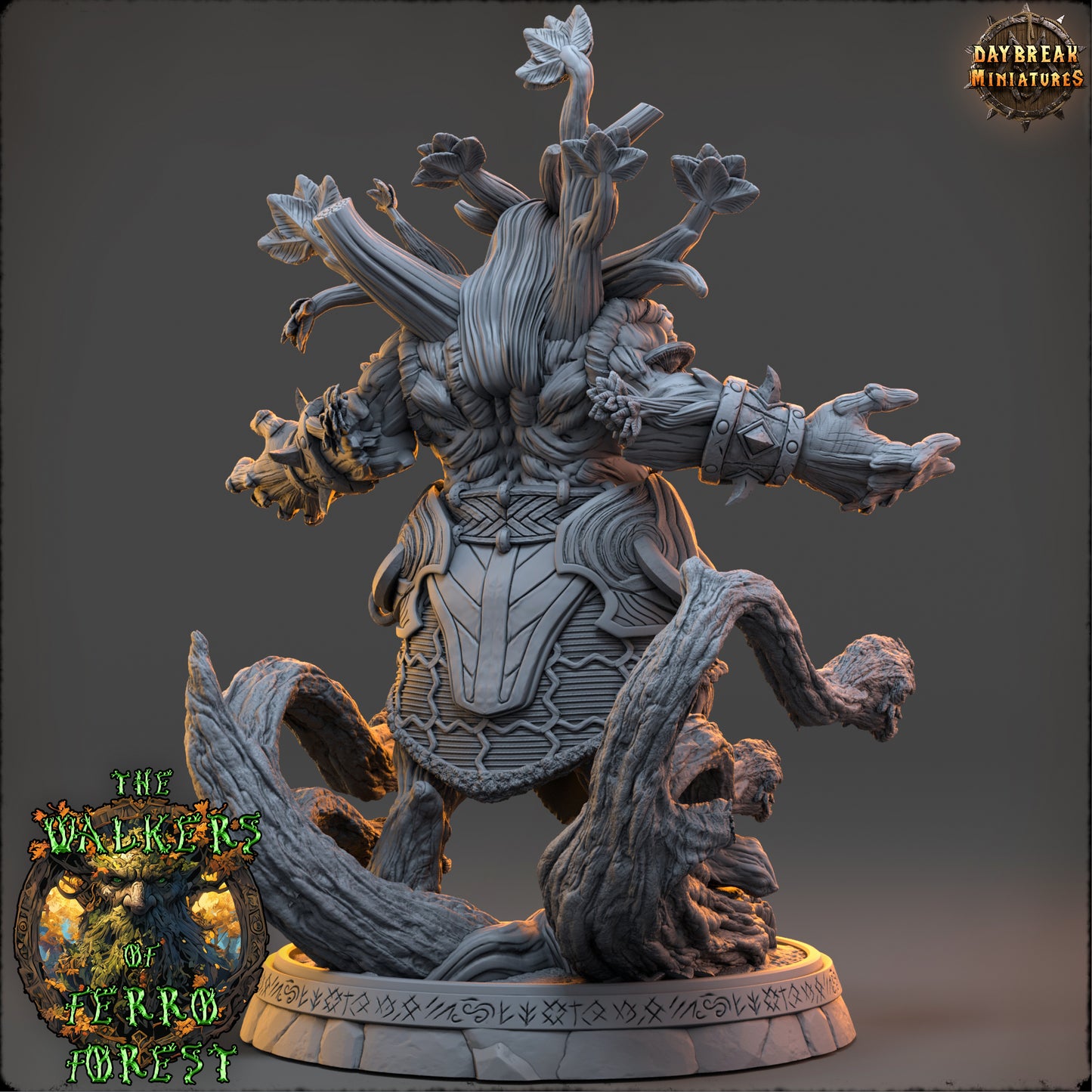 Forest Walker Sorcerer Miniature | Xyvaris Moorhallow