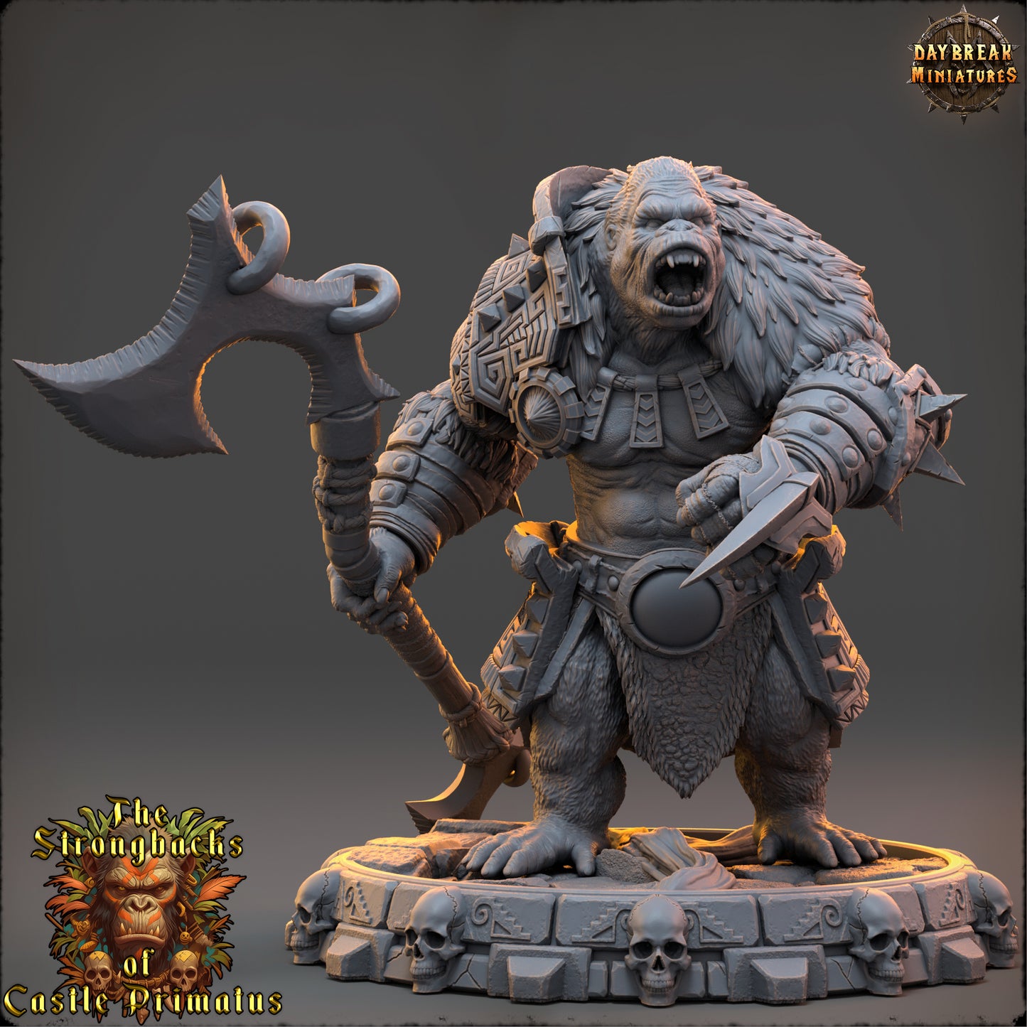 Ape Fighter Miniature | Zorak Soulgar