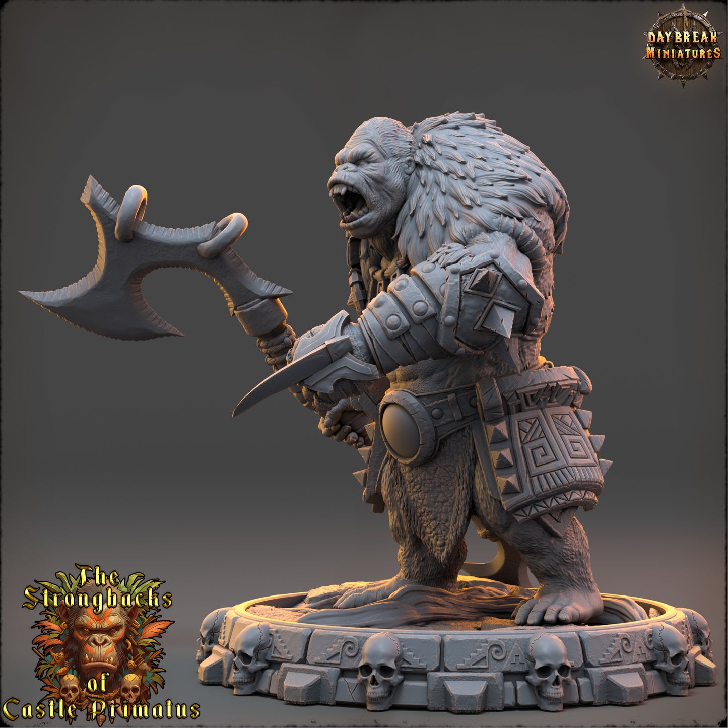 Ape Fighter Miniature | Zorak Soulgar