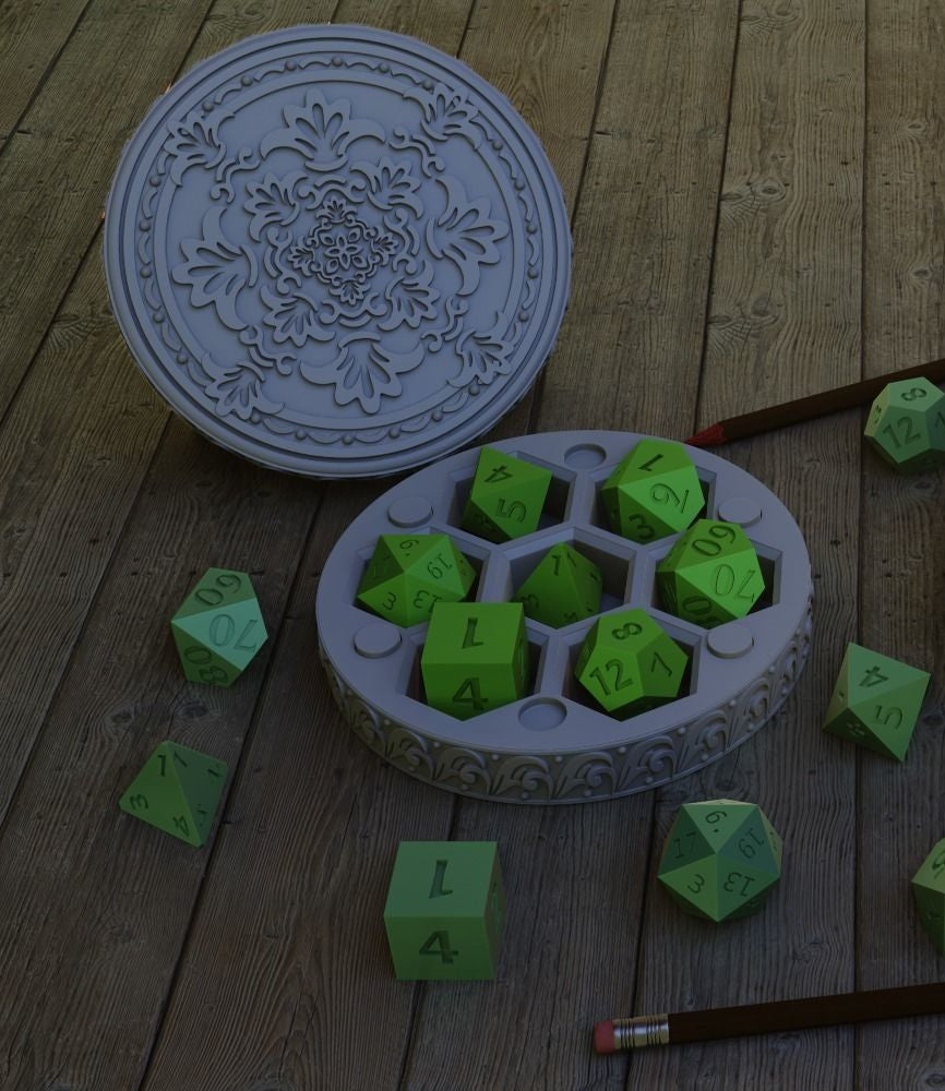 Art Deco Dice Holder