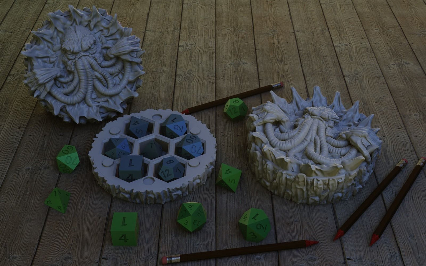 Chtulu Dice Holder