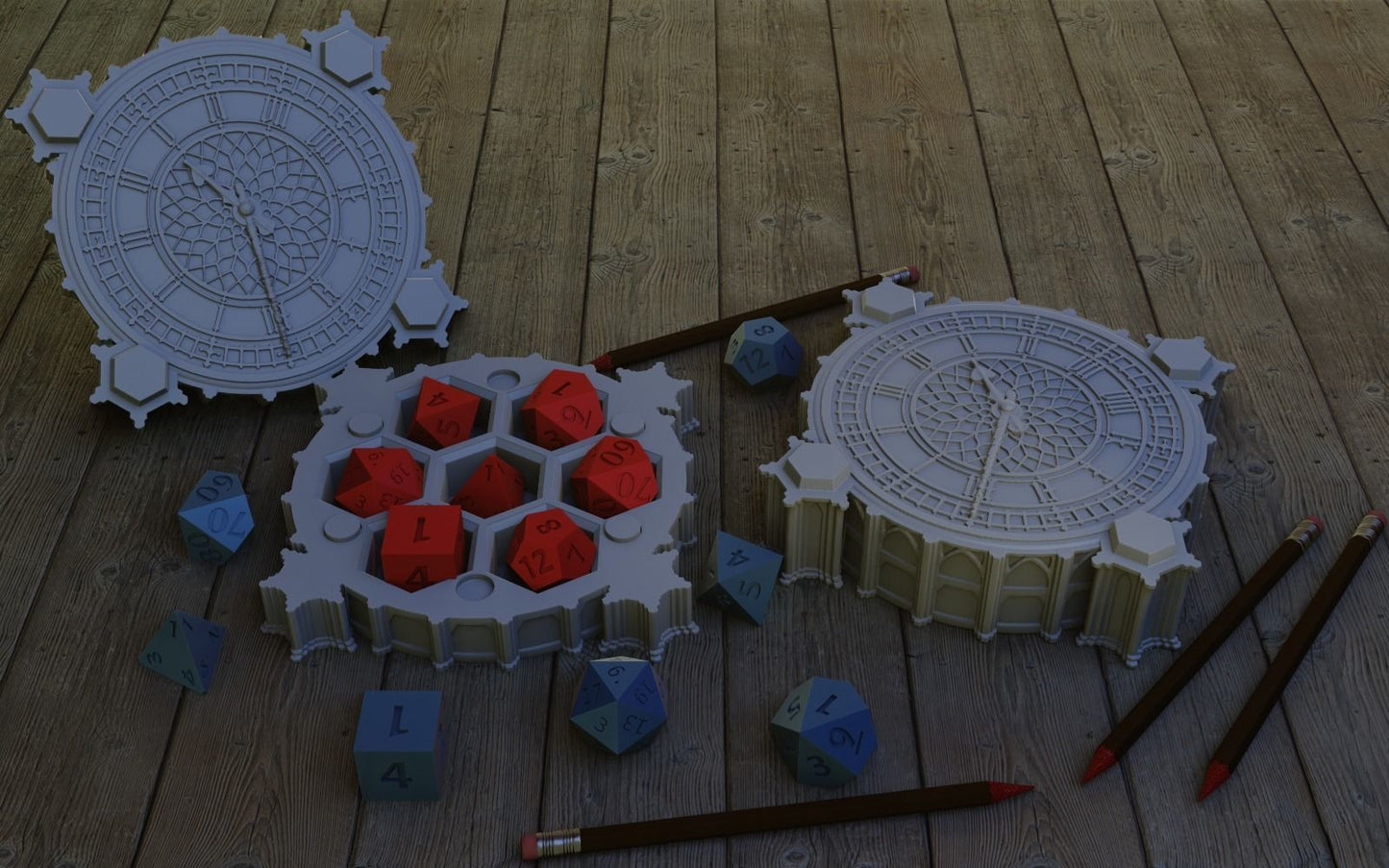 Clock Dice Holder