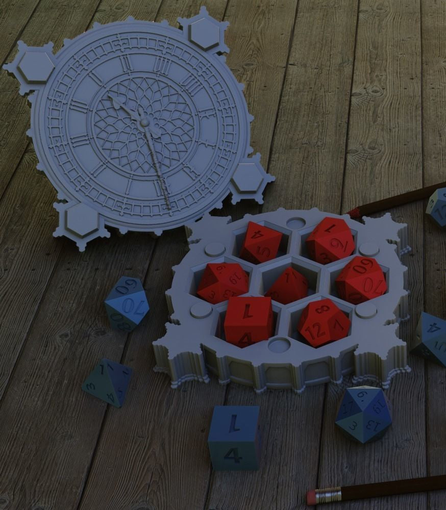 Clock Dice Holder