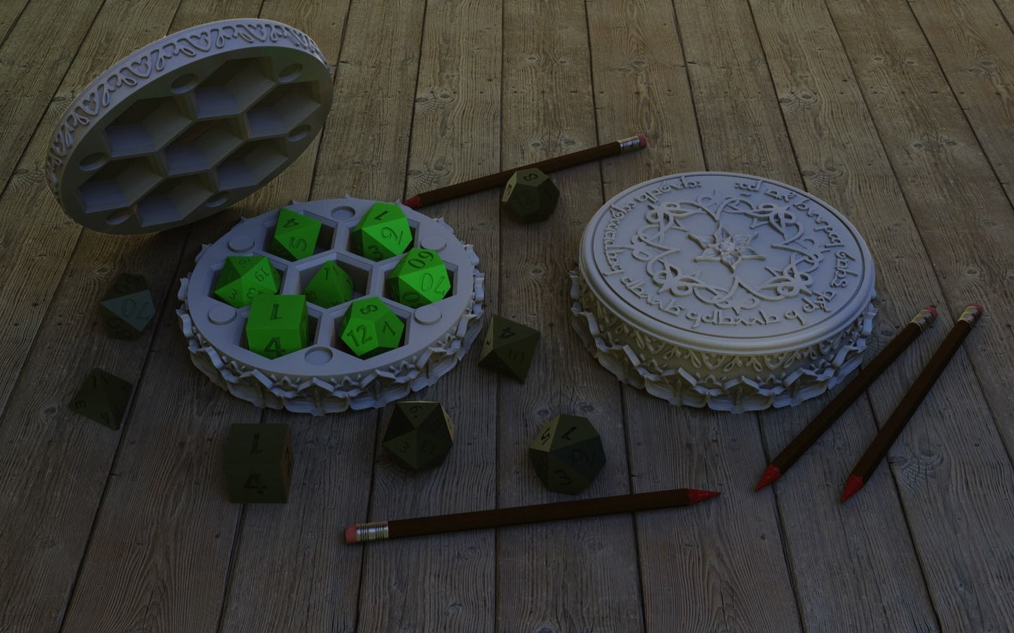 Elves Dice Holder