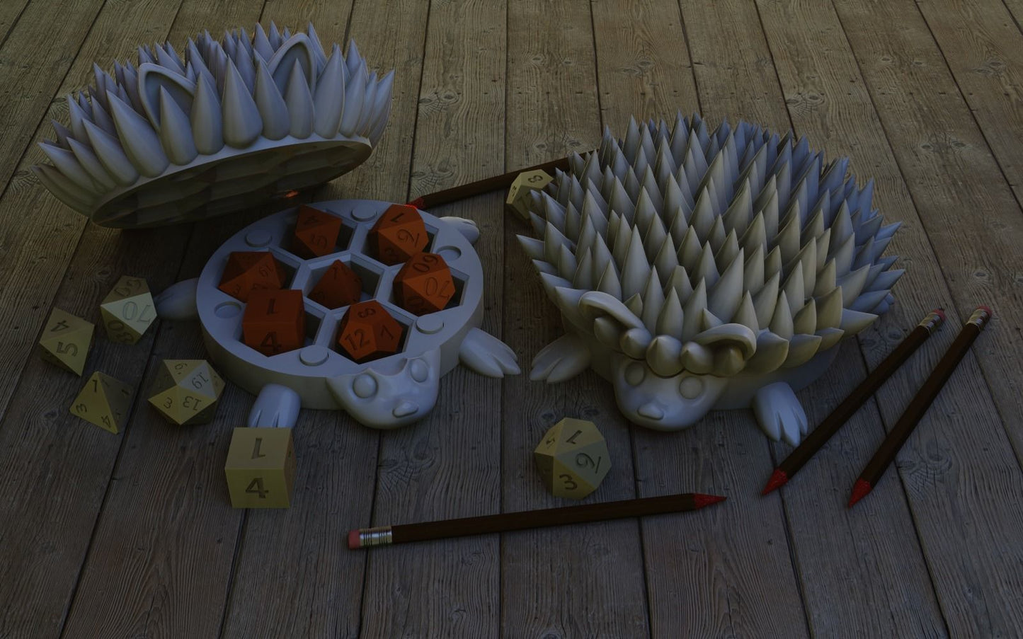 Hedgehog Dice Holder