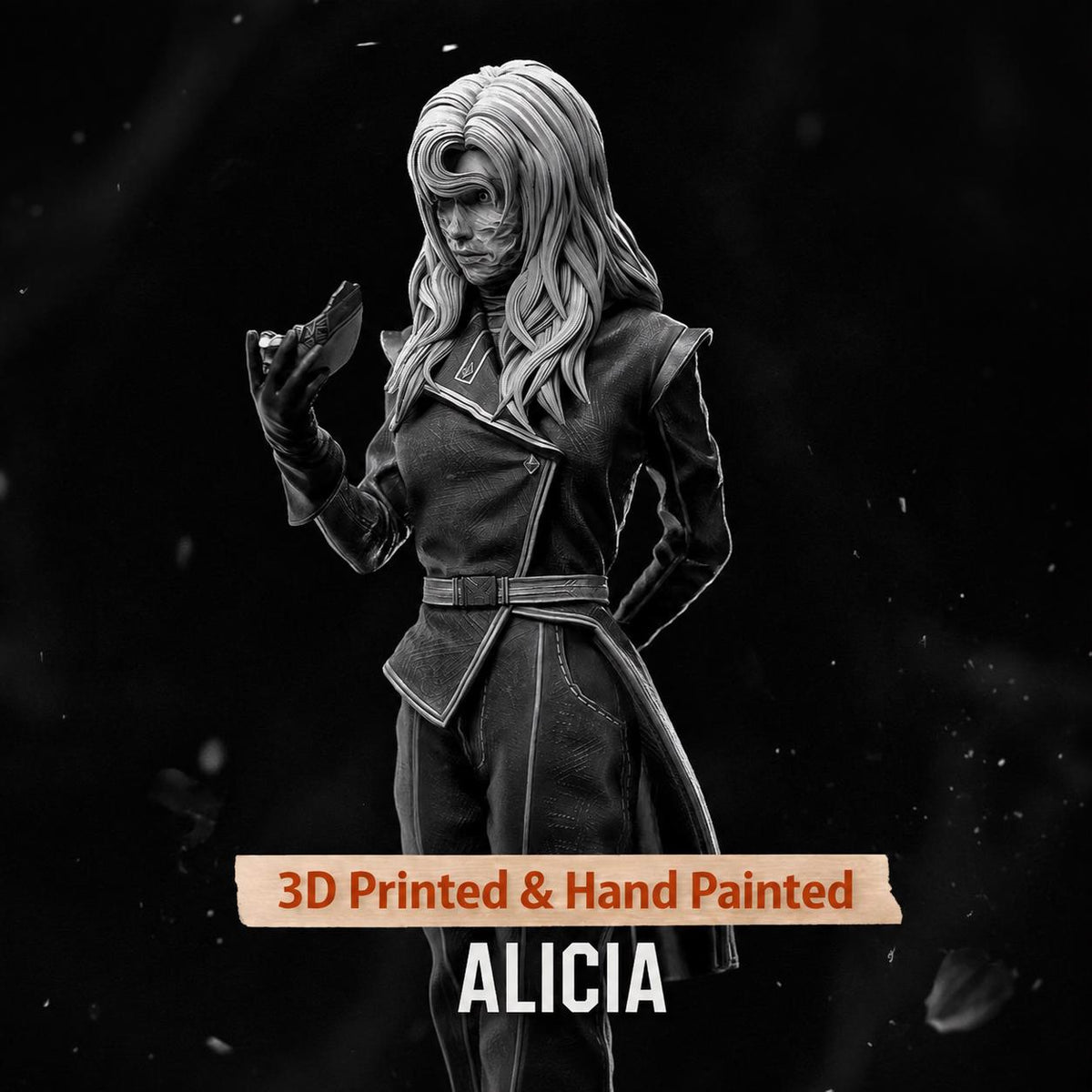 Alicia Statue 3D Printed | Gift For Gamer | Resin Figure | Hand Painted __etsy:8338027792