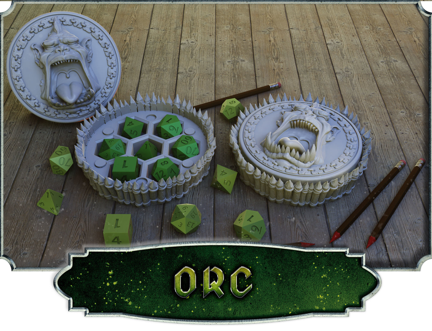 Orc Dice Holder