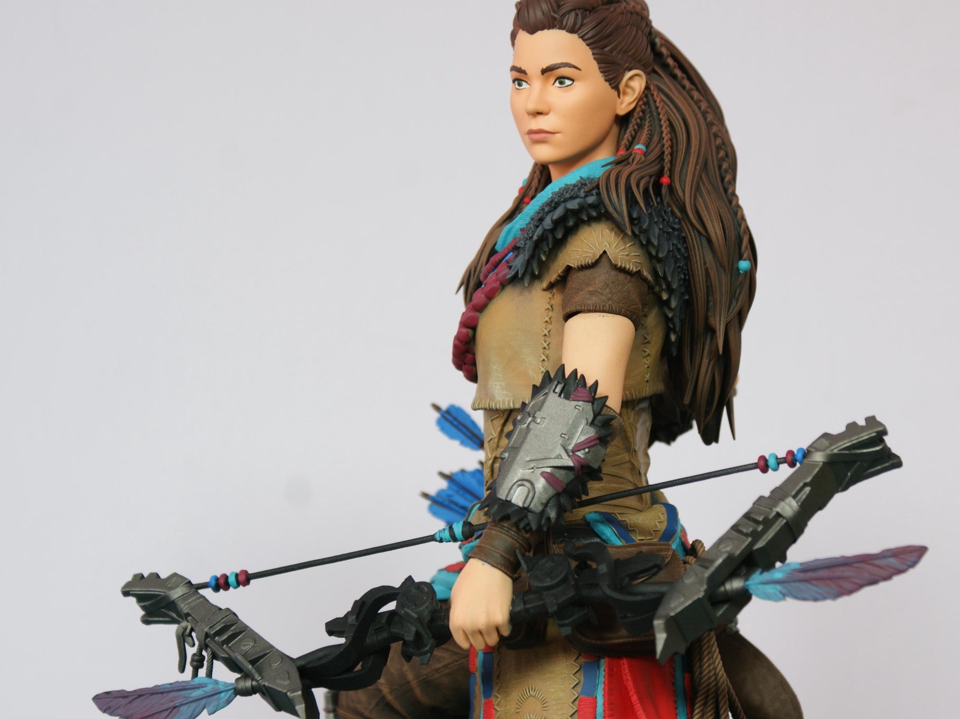 Aloy Statue 3D Printed | Gift For Gamer | Handmade Gift | Resin Figure | Hand Painted __etsy:7672913269