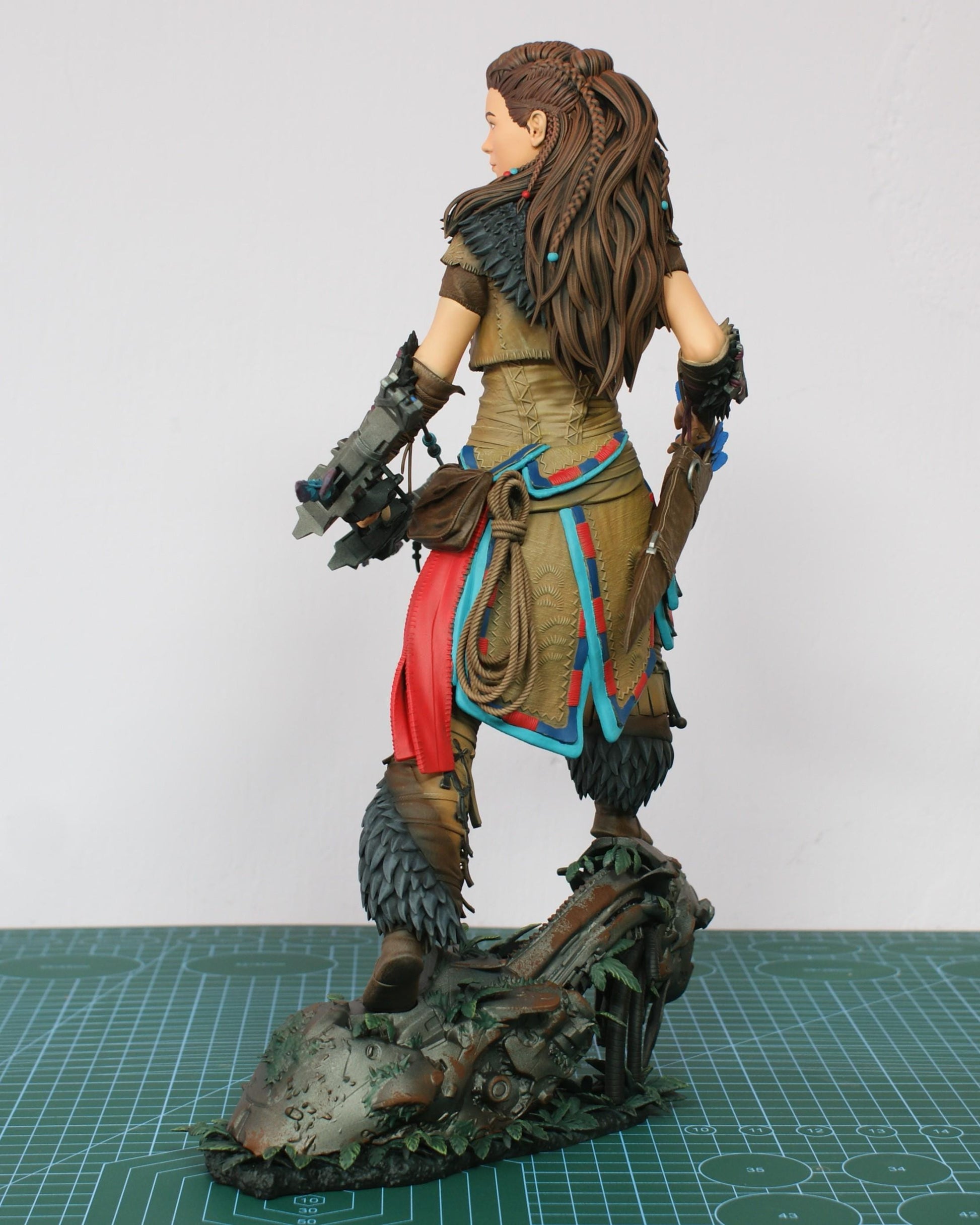 Aloy Statue 3D Printed | Gift For Gamer | Handmade Gift | Resin Figure | Hand Painted __etsy:7624965098