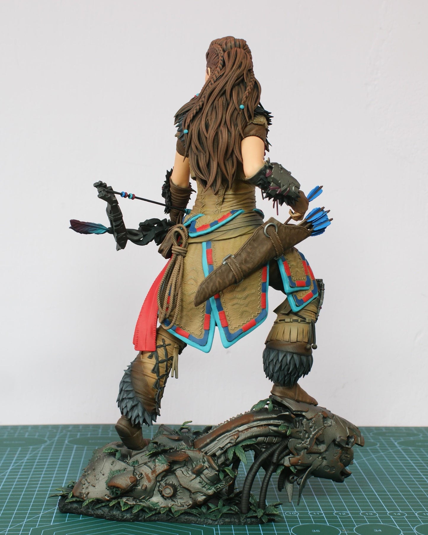 Aloy Statue 3D Printed | Gift For Gamer | Handmade Gift | Resin Figure | Hand Painted __etsy:7672913247